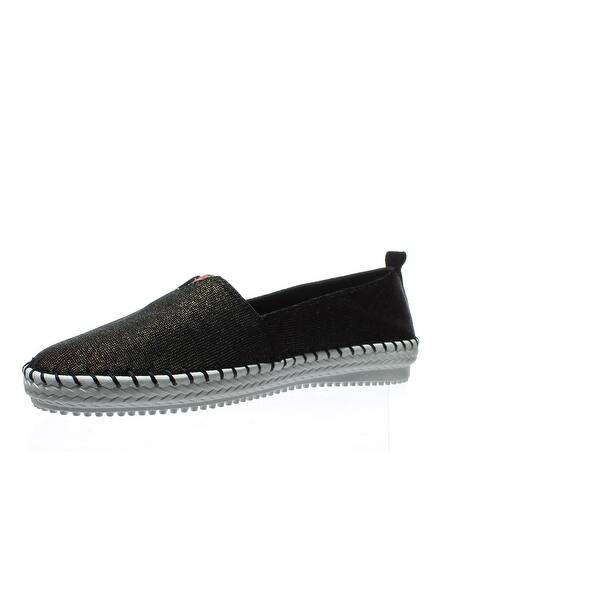 Shop Skechers Womens Insta Glam Black White Casual Flats Size 6