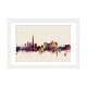 preview thumbnail 9 of 18, iCanvas "Dubai, UAE On Beige" by Michael Tompsett White - 16x24x1