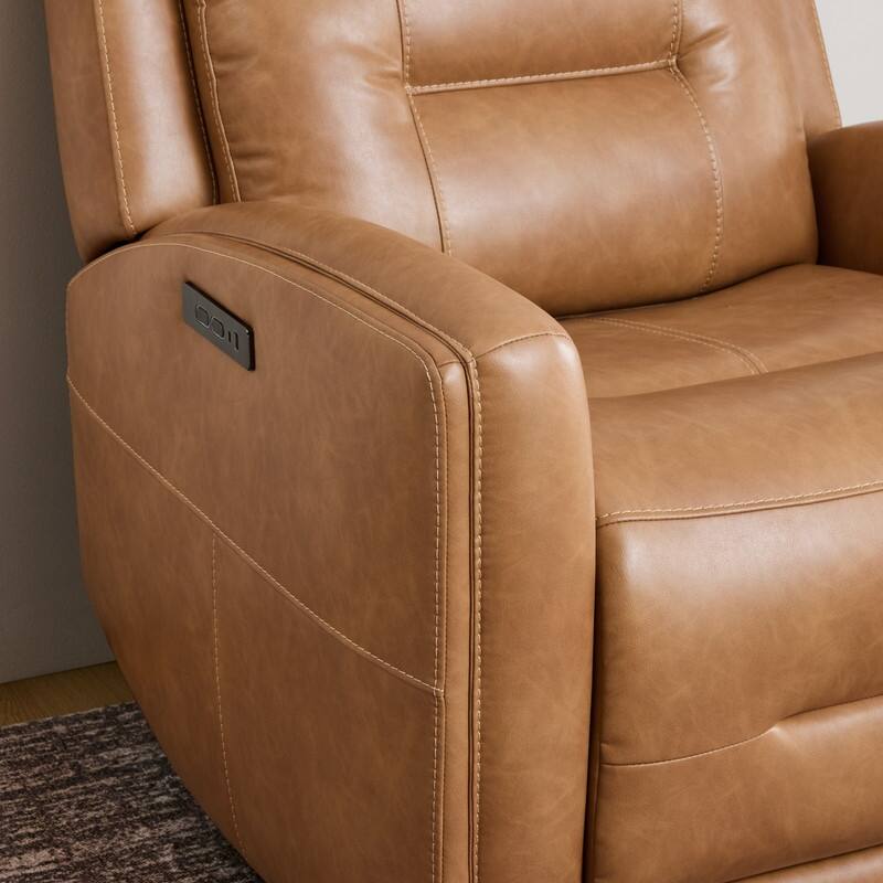 Spruce & Spring Power Recliner Chair Wall Hugger with Power Headrest