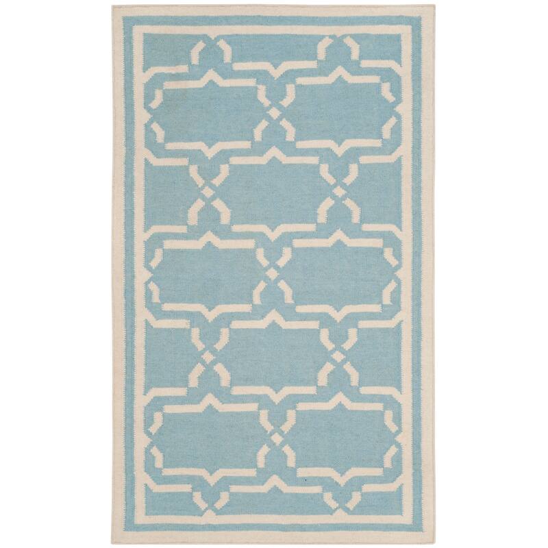 SAFAVIEH Handmade Flatweave Dhurries Everina Modern Moroccan Wool Rug