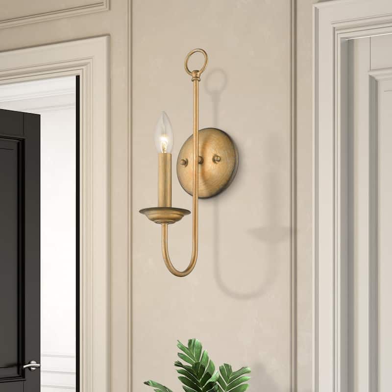 Livex Lighting Estate Single Light 16" Tall Wall Sconce