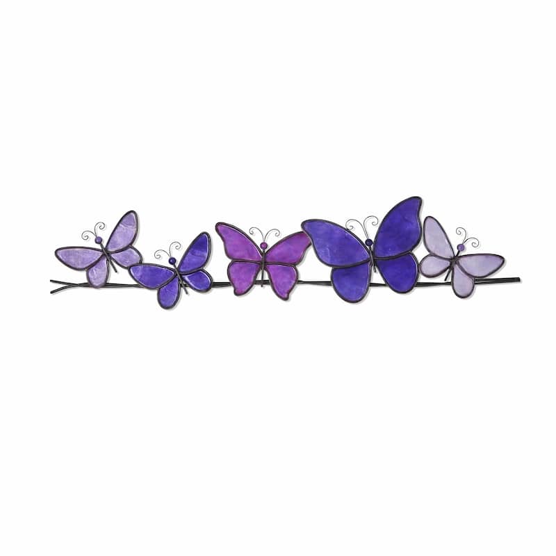 Butterflies On A Wire Wall Decor Brown (m2020 br)