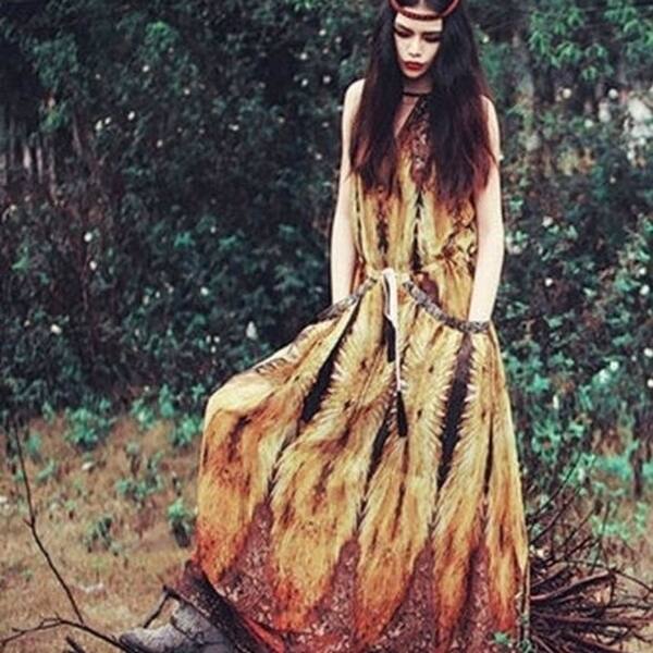 Shop Hippie Bohemian Style Boho Hippie Dress Mexican Embroidered