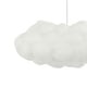 preview thumbnail 9 of 11, JONATHAN Y Homer 23" 2-Light Modern Contemporary Silk LED Cloud Pendant, White