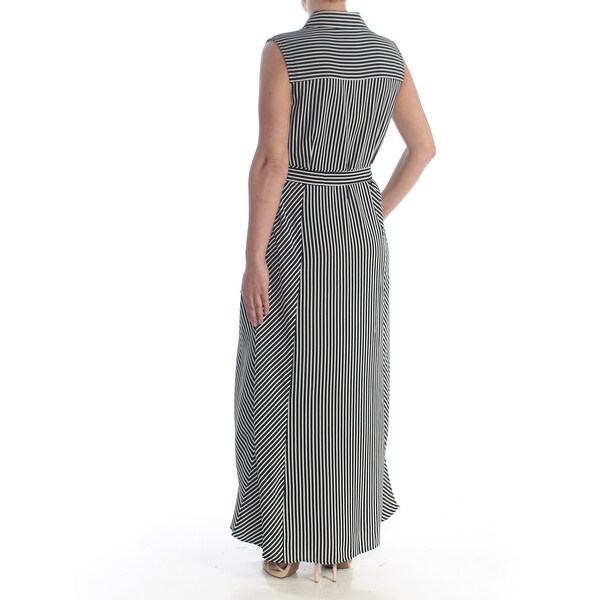 sleeveless maxi shirt dress