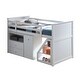 preview thumbnail 6 of 4, Twin Loft Bed Set with Multi-Functional Storage & Desk