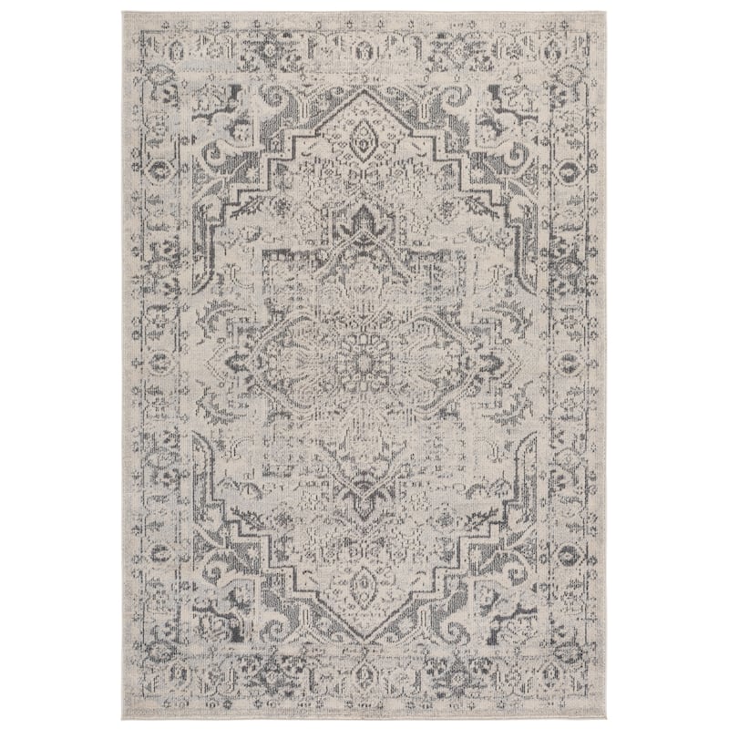 SAFAVIEH Madison Roline Medallion Rug - 4' x 6' - Ivory/Grey