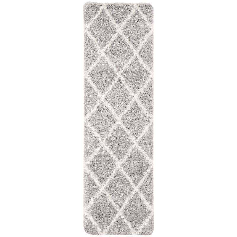 SAFAVIEH Fontana Shag Gurli Trellis 2-inch Thick Rug