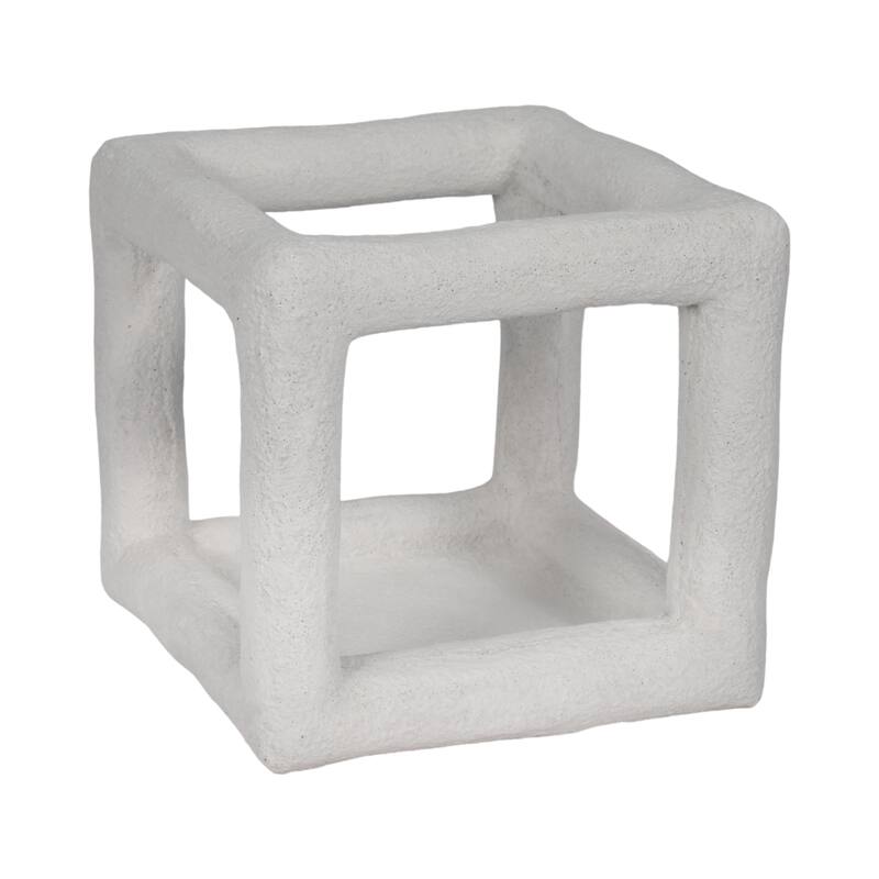 Sagebrook Home Textured Open Square Decorative Object