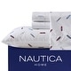 preview thumbnail 104 of 139, Nautica Cotton Percale Deep Pocket Bed Sheet Sets Full - High Surf