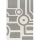 preview thumbnail 2 of 4, Desai Handmade Modern Wool Rug