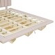 preview thumbnail 17 of 58, Velvet Platform Bed with LED Lighting and Storage, Queen Size