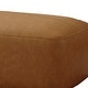preview thumbnail 62 of 62, Elliot 22"/ 35"/ 43" W Modern Rectangular Genuine Leather Ottoman