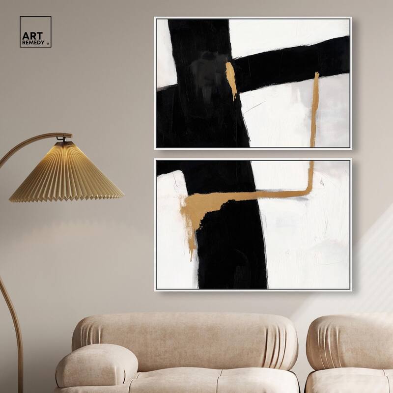 Urban Grid III Canvas Set of 2 by Art Remedy