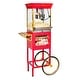 preview thumbnail 1 of 11, Nostalgia NKPCONCRT10RD Concession Popcorn Cart
