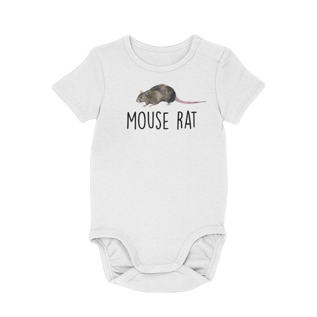 Mouse Rat - Baby Boy Girl Clothes Infant Bodysuit Funny Cute Newborn