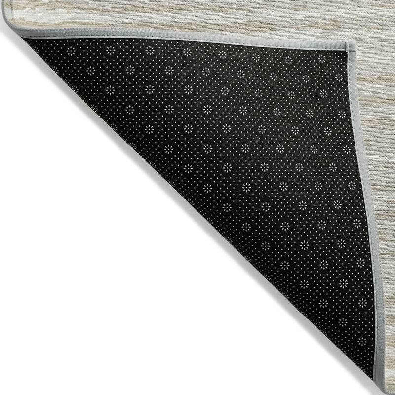 HomeRoots Striped Transitional Rectangle Outdoor Rug