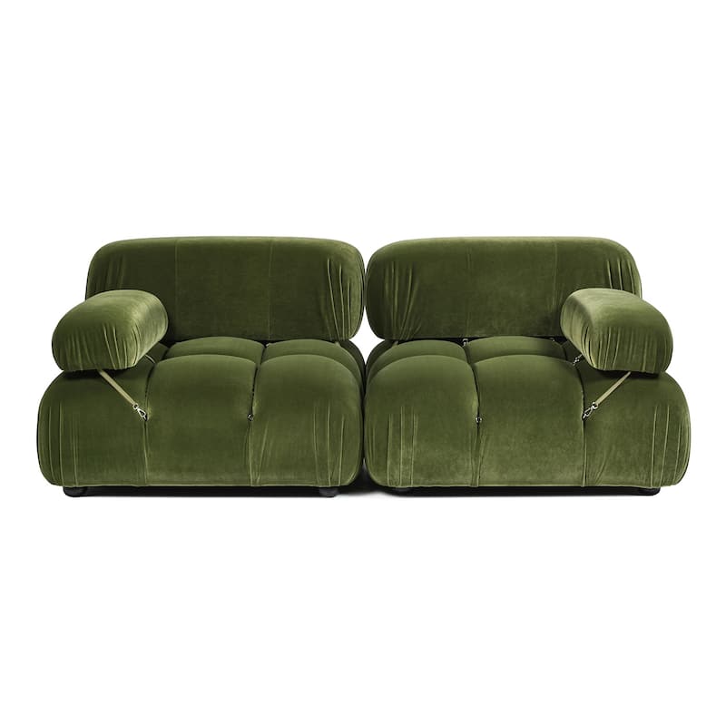 Marcel 72.5" Bubble Modular Modern 2-Piece Loveseat