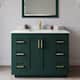 Option Green / Giotto Quartz Top / Brushed Gold Hardware