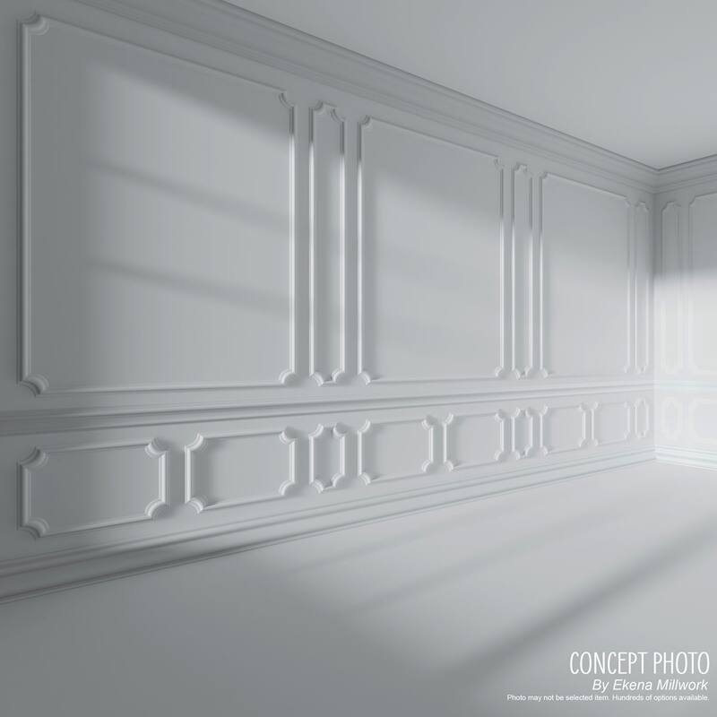 1 5/8"H x 1/2"P x 94 1/2"L Ashford Smooth Panel Moulding