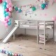 preview thumbnail 1 of 42, Twin Size Multifunctional Loft Bed with Slide and Solid Construction for Home Grey