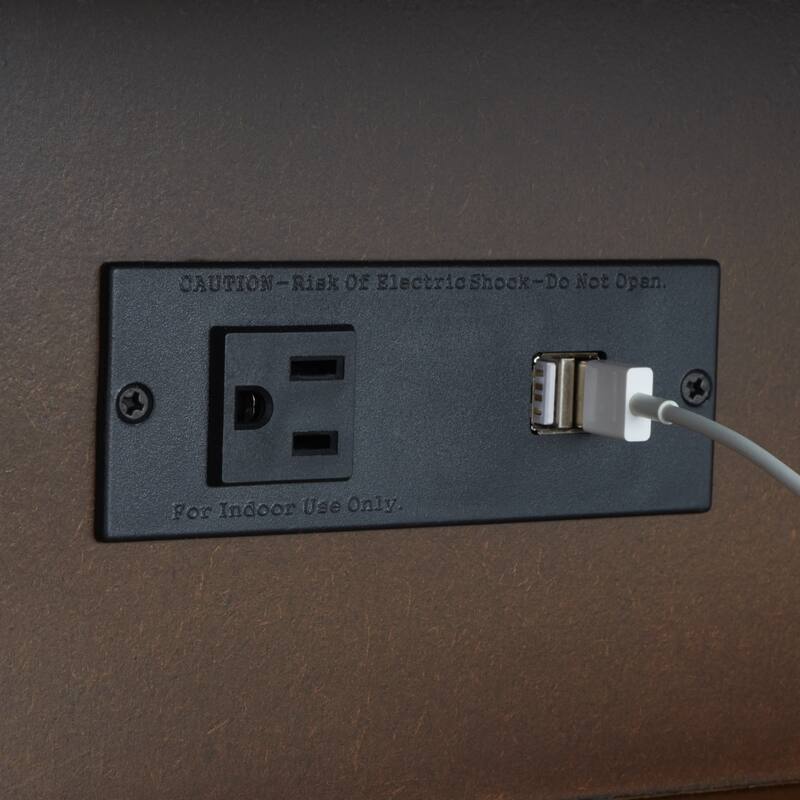 SAFAVIEH Anie 2-Drawer 1-Shelf Chest with USB Charging Port