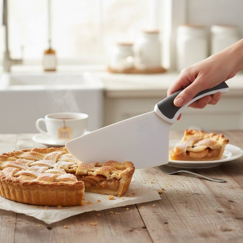 Handy Housewares 10-Inch Non-Scratch Pie Cutter, Cake Knife & Server