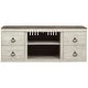 preview thumbnail 3 of 11, Signature Design by Ashley Willowton Woodgrain 60-inch TV Stand