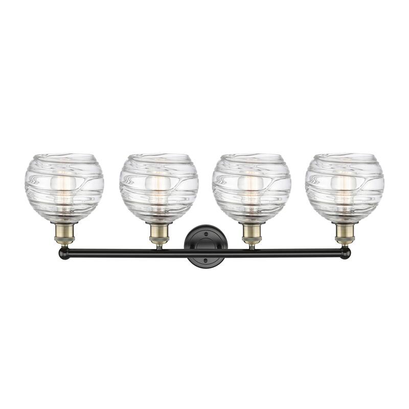Innovations Lighting Athens Deco Swirl - 4 Light 35" Bath Vanity Light