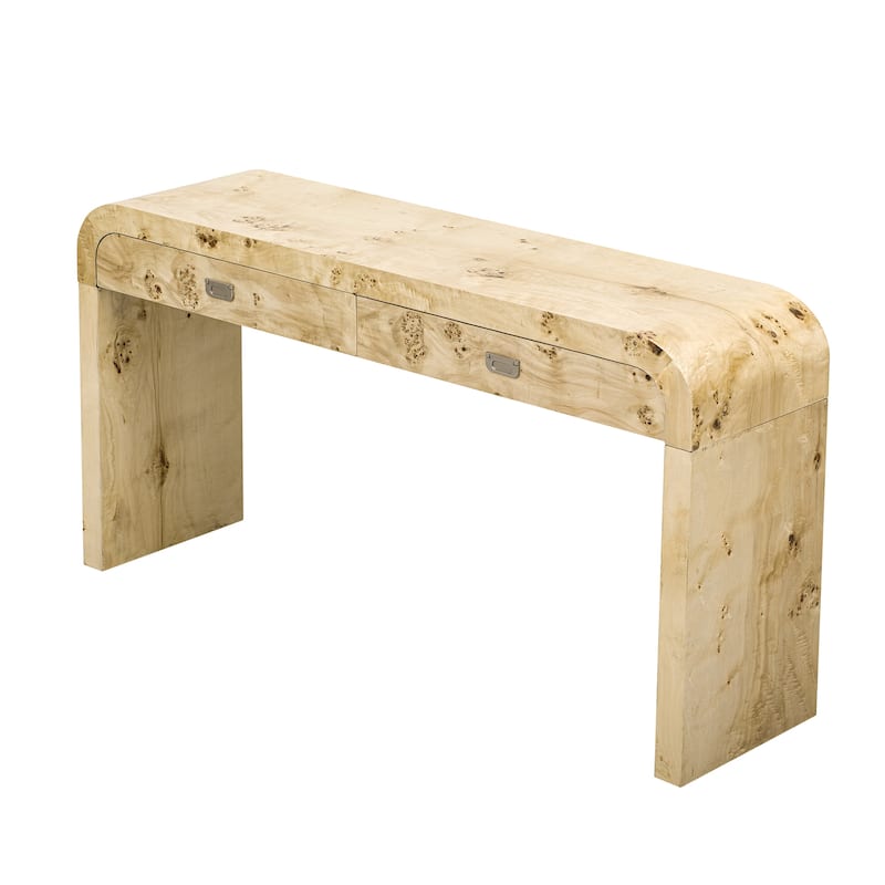 Round Corner Design Console Table Entryway Hallway Table Living Room Accent Table