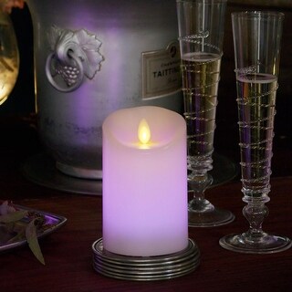FLAMELESS 12COLOR CHANGING LED & RED LASER WAX CANDLE+REMOTE XMAS ROMANTIC LIGHT 