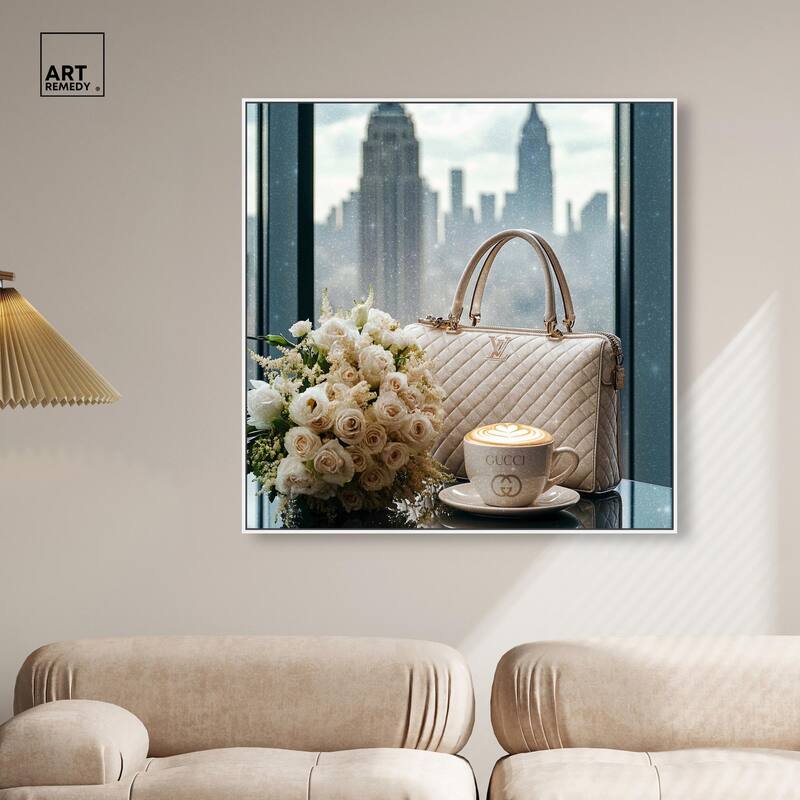 Glam by the Window New York Canvas by Art Remedy