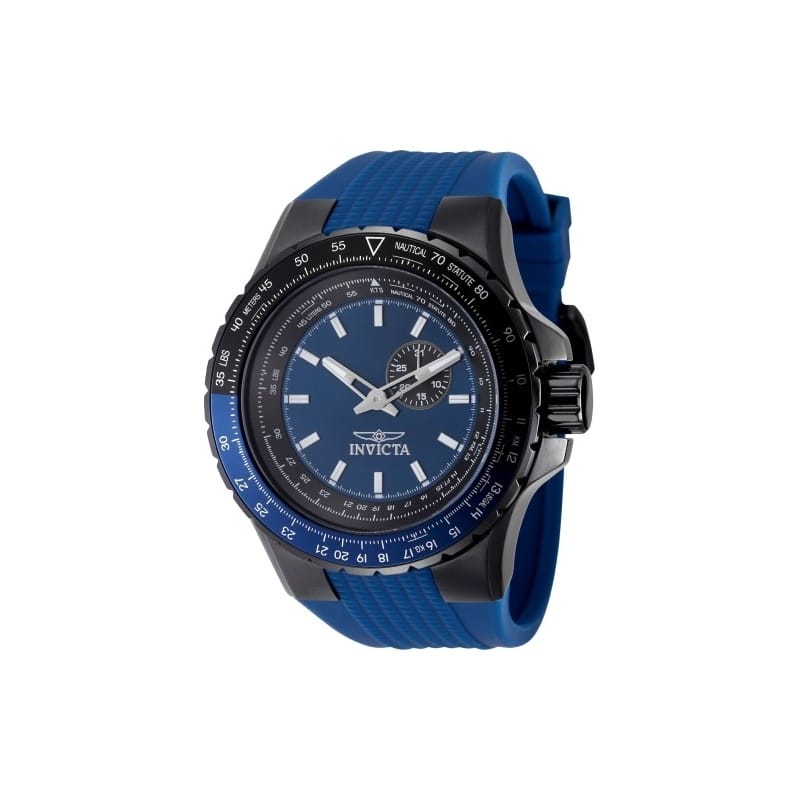 Invicta Men's 49722 Aviator Quartz VD72 Blue Dial Watch