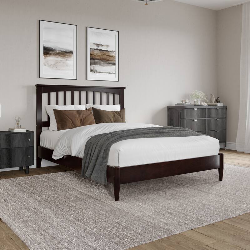 Becket Solid Wood Low Profile Platform Bed