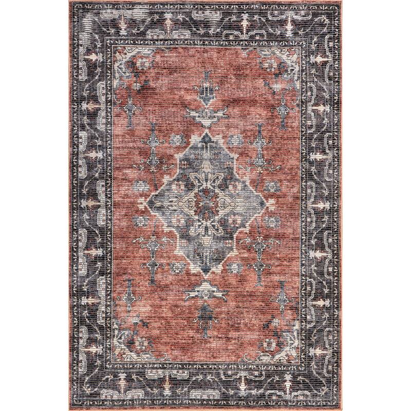Nuloom Wild Orchid Machine Washable Area Rug