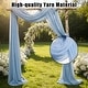 preview thumbnail 5 of 12, Garvee 3 Panels Wedding Arch Draping Fabric, 2.5x19.5 ft Chiffon Draping Fabric, for Ceremony Reception Bridal Shower