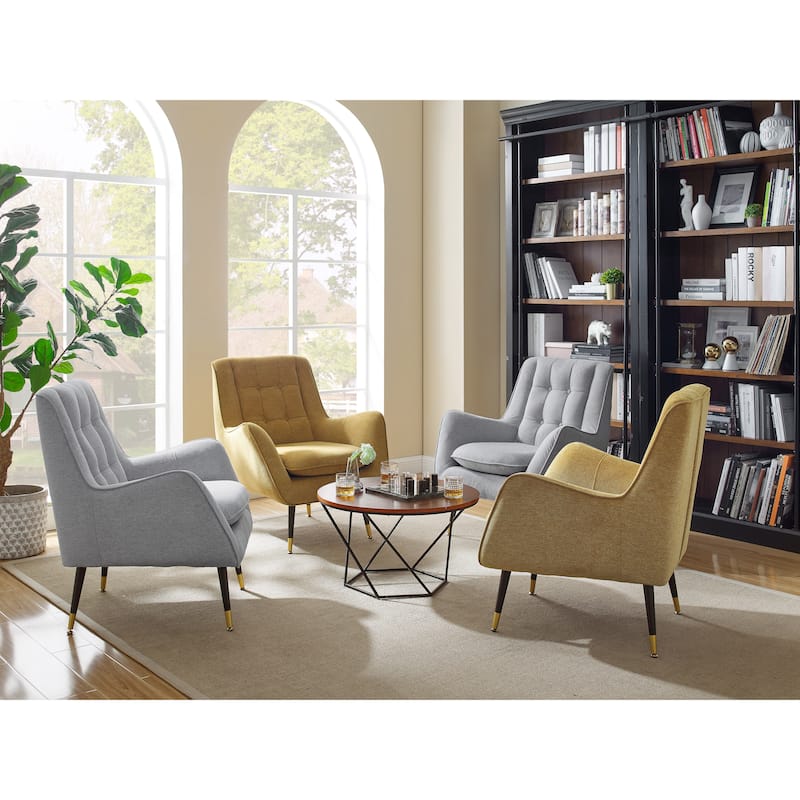 Art Leon Mid-century Modern Accent Arm Chair (SET OF 2)