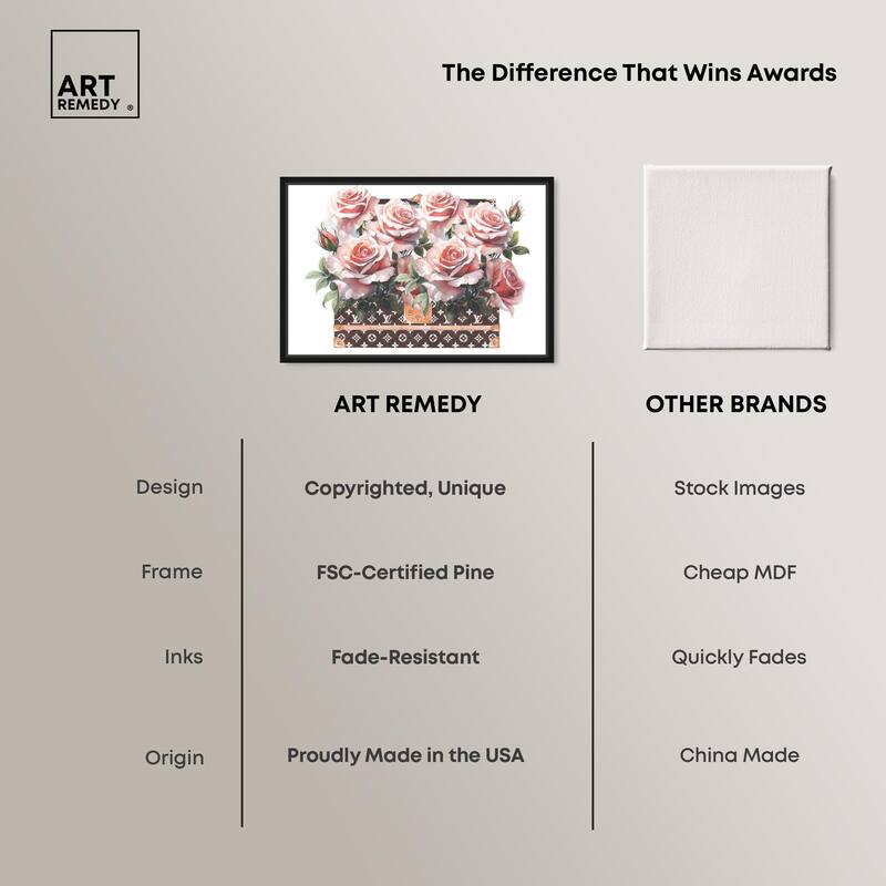 Doll Memories - Stylish Roses Canvas by Art Remedy