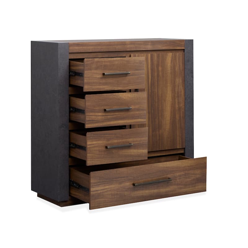 Magnussen Home Jensen Tavern Brown Door Chest