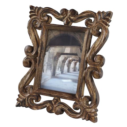 Brown Wood Traditional Photo Frame Standard