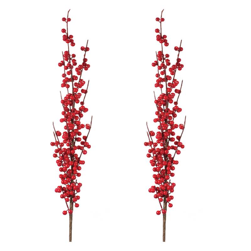 Ilex Berry Stem (Set of 2) - 4 x 3 x 36