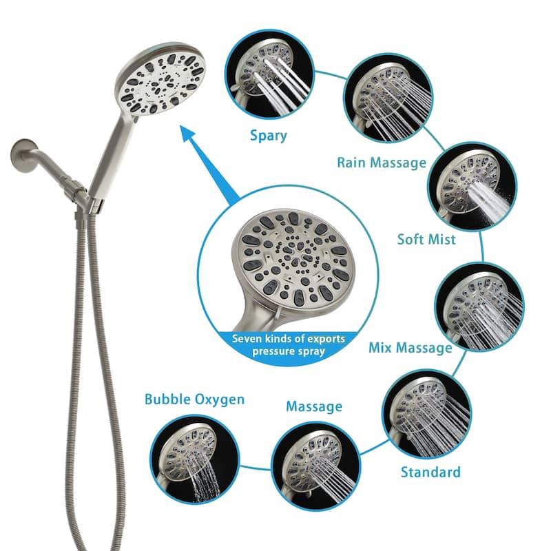 Topcraft Wall Mount Multi-Function Hand Showerhead
