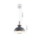 preview thumbnail 6 of 66, 1 - Light Modern Metal 11.02" Bowl Dome Island Pendant Light