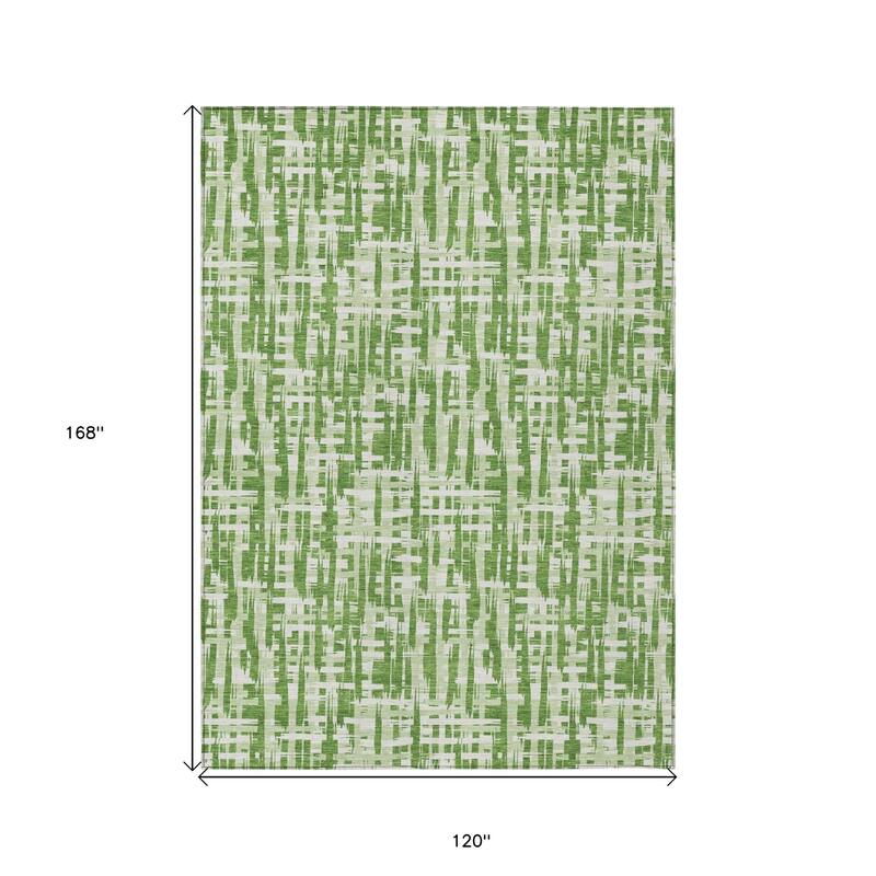 HomeRoots Abstract Transitional Rectangle Outdoor Rug