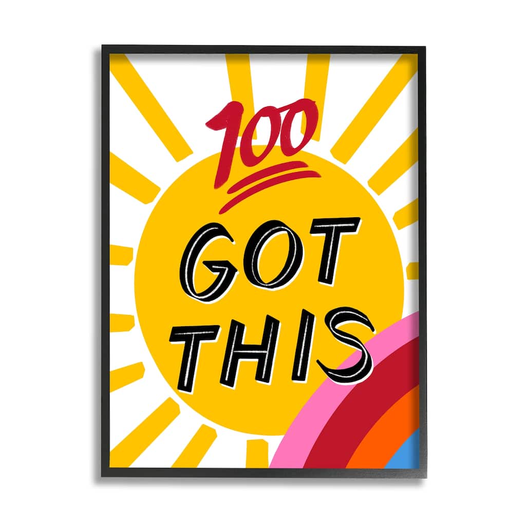 Stupell Got This Inspiring Phrase Framed Giclee Art Design by Pragya Kothari