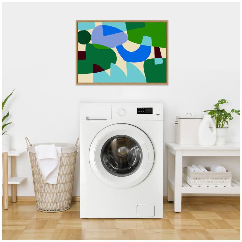 Kate and Laurel Composition II by Teresa Rego Framed Canvas Wall Art Print