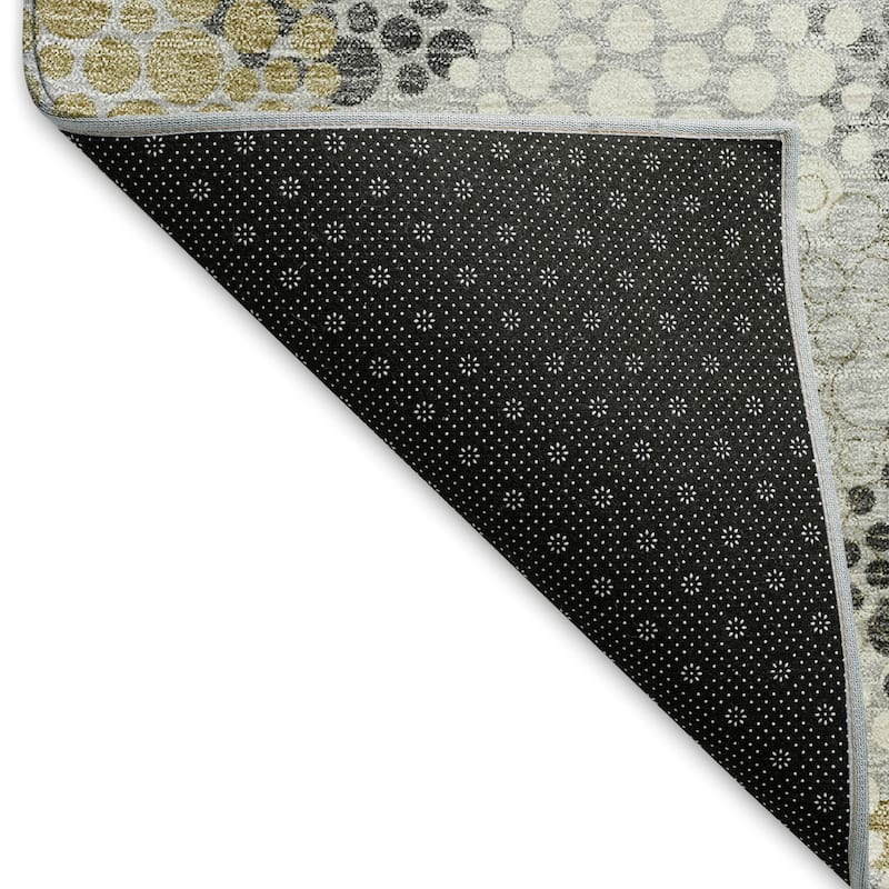 Premium Washable Super Soft Contemporary Clusters Mayfield Rug