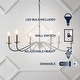 preview thumbnail 12 of 30, Nola 34.75" 6-Light Bohemian Farmhouse Iron LED Chandelier, by JONATHAN Y