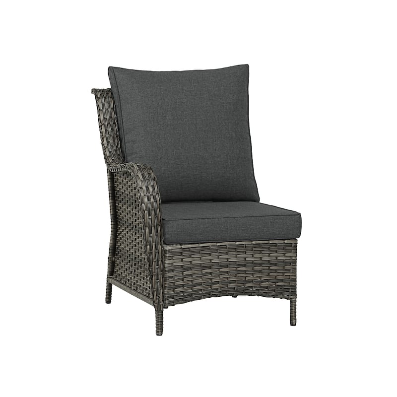 5 Pieces Outdoor Rattan Patio Furniture Set