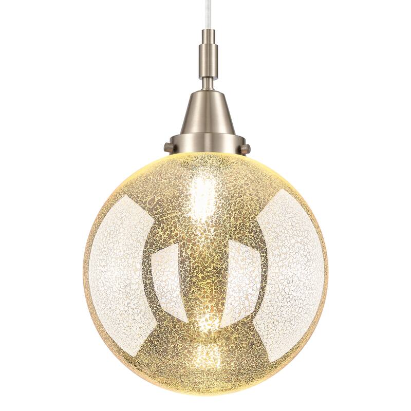 Innovations Lighting 447-1P-G208-10 Beacon 10" Wide Cord Hung Mini - Brushed Satin Nickel